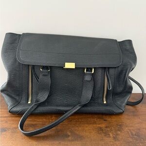 Authentic 3.1 Phillip Lim Black Leather Satchel